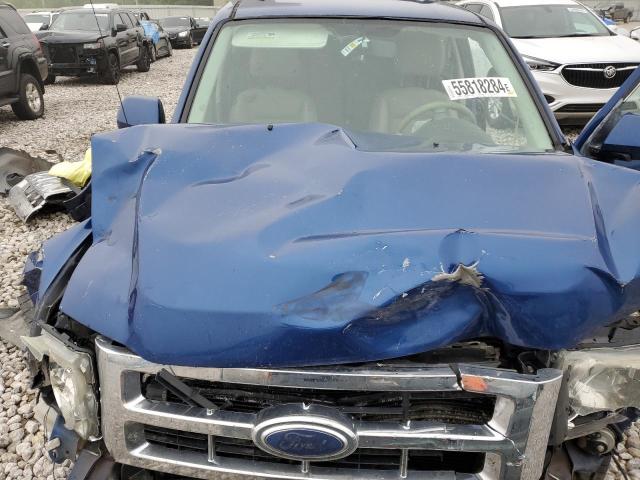 1FMCU49H98KA49663 - 2008 FORD ESCAPE HEV BLUE photo 12