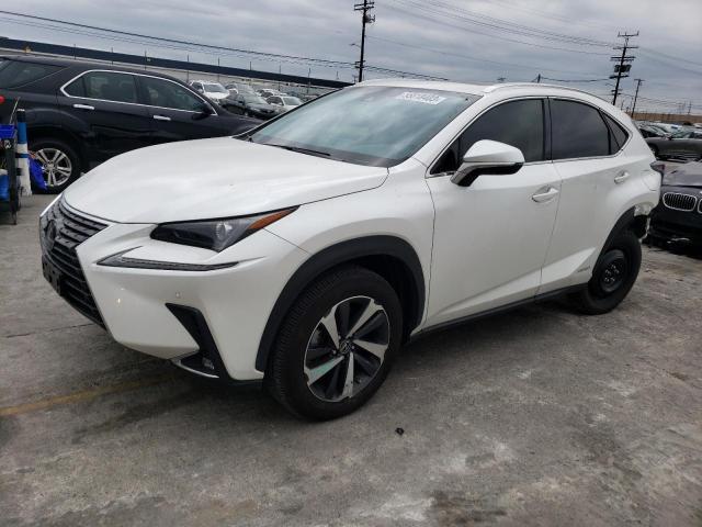 JTJGJRDZ2M5011998 - 2021 LEXUS NX 300H BASE WHITE photo 1