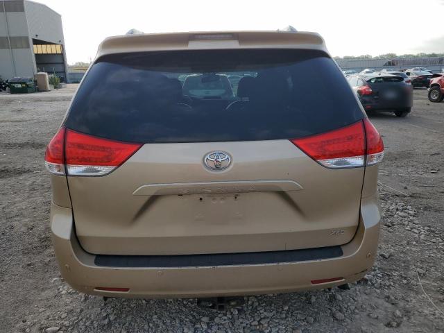 5TDYK3DC3DS299814 - 2013 TOYOTA SIENNA XLE GOLD photo 6