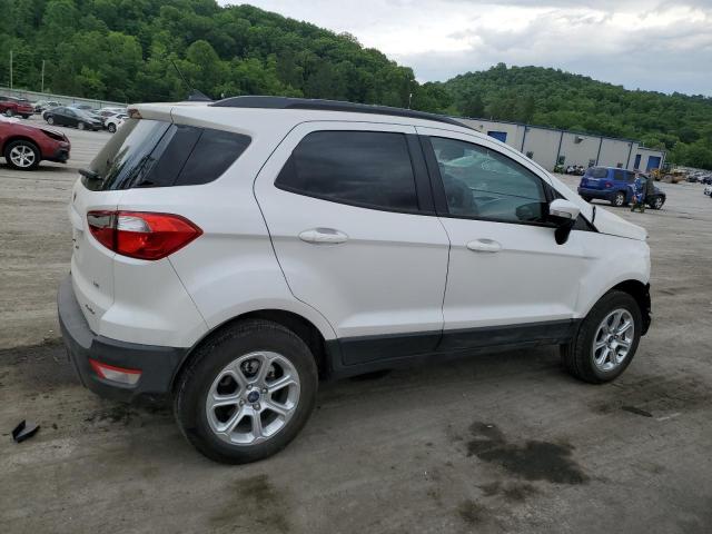 MAJ6S3GL9LC313689 - 2020 FORD ECOSPORT SE WHITE photo 3