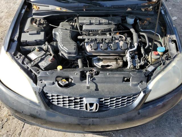1HGEM22115L062526 - 2005 HONDA CIVIC DX VP 黑色 照片 11