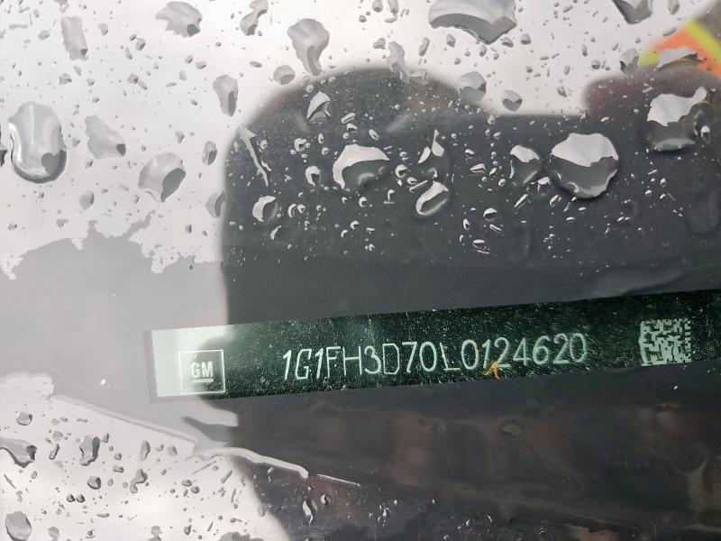 1G1FH3D70L0124620 - 2020 CHEVROLET CAMARO SS BLACK photo 12