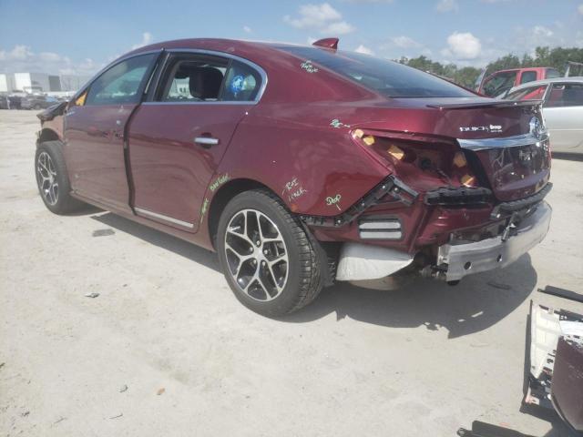 1G4G45G3XGF279573 - 2016 BUICK LACROSSE SPORT TOURING BURGUNDY photo 2