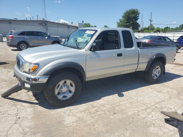 5TEWN72N54Z321695 - 2004 TOYOTA TACOMA XTRACAB SILVER photo 1