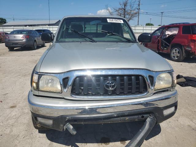 5TEWN72N54Z321695 - 2004 TOYOTA TACOMA XTRACAB SILVER photo 5