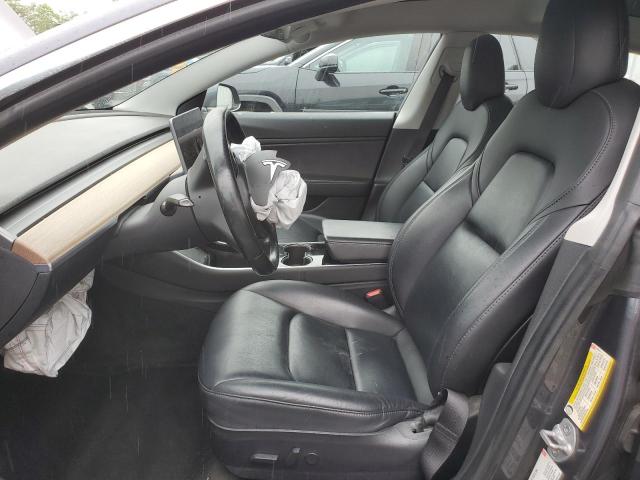 5YJ3E1EA3JF124014 - 2018 TESLA MODEL 3 Сірий фото 7