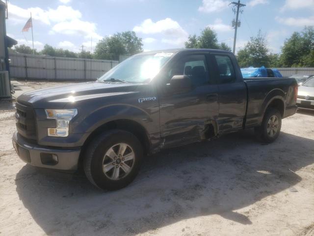 1FTEX1C83GKG05394 - 2016 FORD F150 SUPER CAB GRAY photo 1