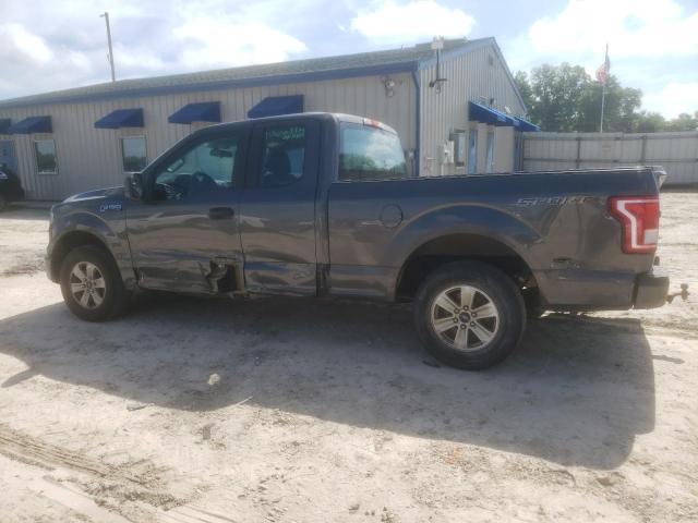 1FTEX1C83GKG05394 - 2016 FORD F150 SUPER CAB GRAY photo 2