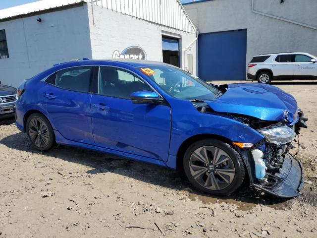 SHHFK7H68KU410232 - 2019 HONDA CIVIC EX BLUE photo 4