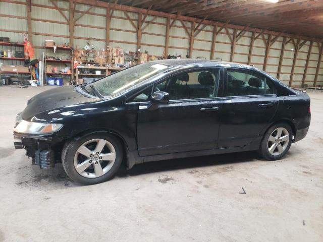 2HGFA16699H024252 - 2009 HONDA CIVIC LX-S Սև լուսանկար 1