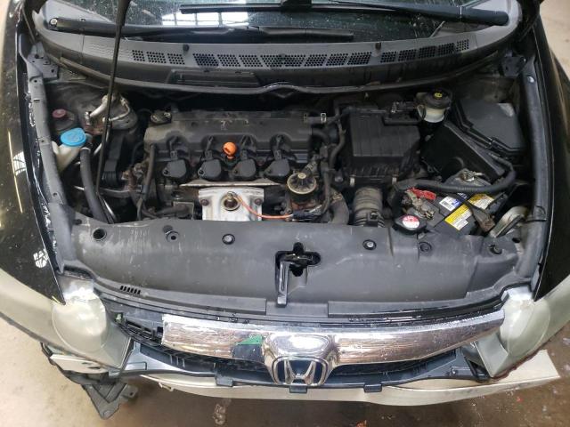 2HGFA16699H024252 - 2009 HONDA CIVIC LX-S Սև լուսանկար 11