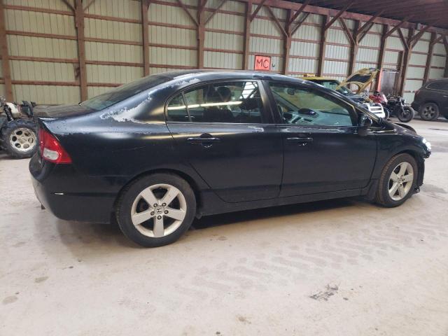 2HGFA16699H024252 - 2009 HONDA CIVIC LX-S Սև լուսանկար 3