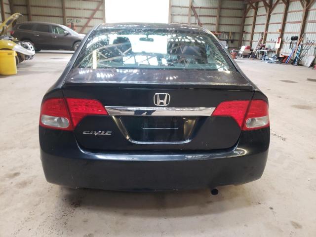 2HGFA16699H024252 - 2009 HONDA CIVIC LX-S Սև լուսանկար 6