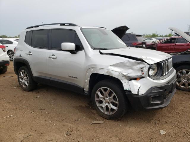 ZACCJBBB6HPF95253 - 2017 JEEP RENEGADE LATITUDE SILVER photo 4