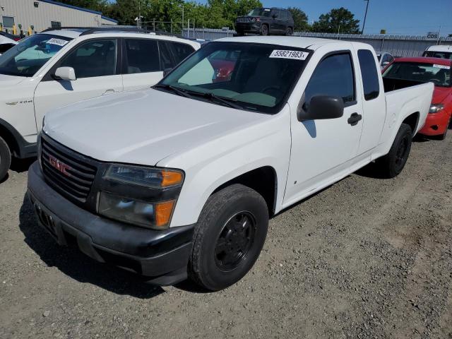 1GTCS19E788156562 - 2008 GMC CANYON WHITE photo 1