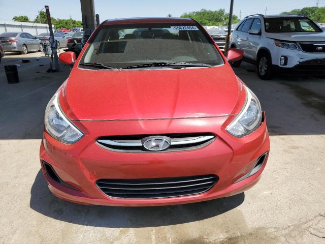 KMHCT4AEXFU914131 - 2015 HYUNDAI ACCENT GLS RED photo 5