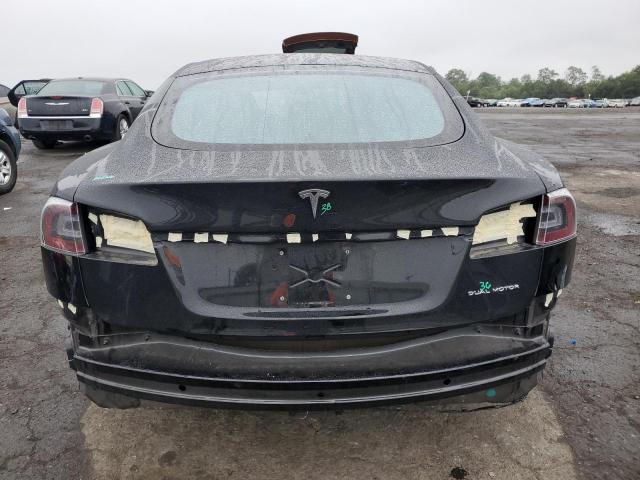 5YJSA1E2XMF426632 - 2021 TESLA MODEL S Чорний фото 6