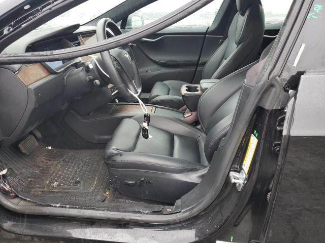 5YJSA1E2XMF426632 - 2021 TESLA MODEL S Чорний фото 7