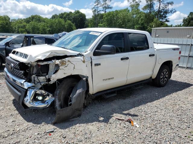 5TFDY5F19KX837332 - 2019 TOYOTA TUNDRA CREWMAX SR5 WHITE photo 1