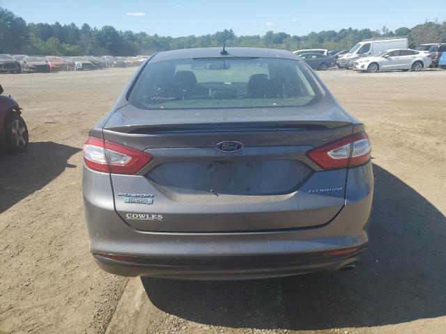 3FA6P0SU6DR246830 - 2013 FORD FUSION TITANIUM PHEV ნაცრისფერი ფოტო 6