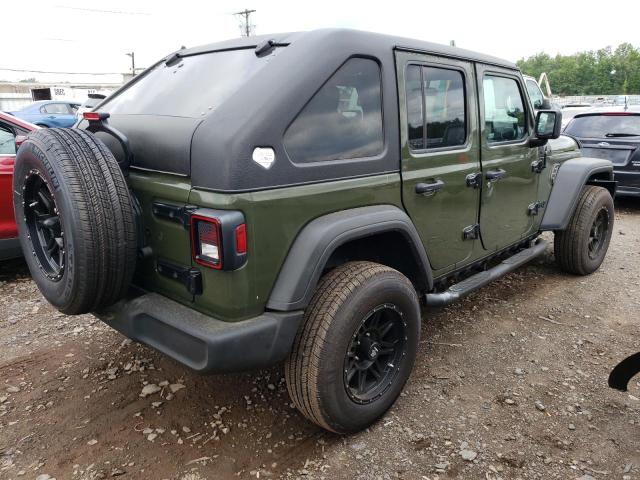 1C4HJXDG3PW507336 - 2023 JEEP WRANGLER SPORT GREEN photo 3