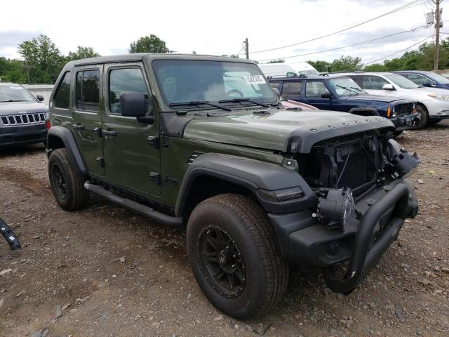 1C4HJXDG3PW507336 - 2023 JEEP WRANGLER SPORT GREEN photo 4