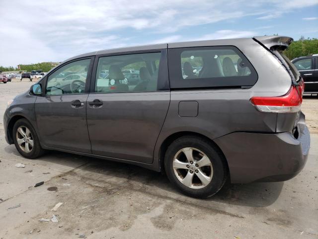 5TDZK3DC1ES496597 - 2014 TOYOTA SIENNA BROWN photo 2