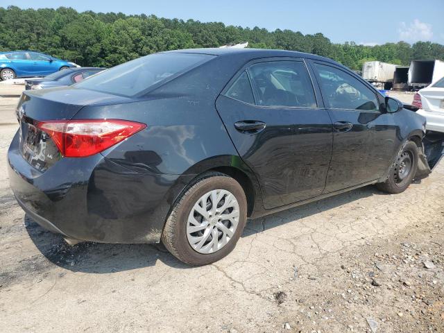 2T1BURHE2KC153683 - 2019 TOYOTA COROLLA L BLACK photo 3