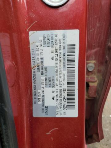 3MZBM1W72EM116907 - 2014 MAZDA 3 GRAND TOURING RED photo 12