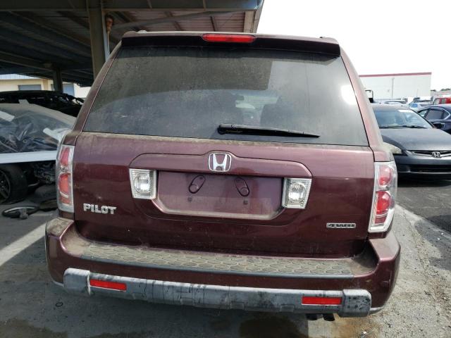 5FNYF18208B028147 - 2008 HONDA PILOT VP MAROON photo 6