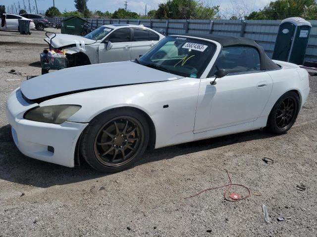 JHMAP11463T000934 - 2003 HONDA S2000 WHITE photo 1