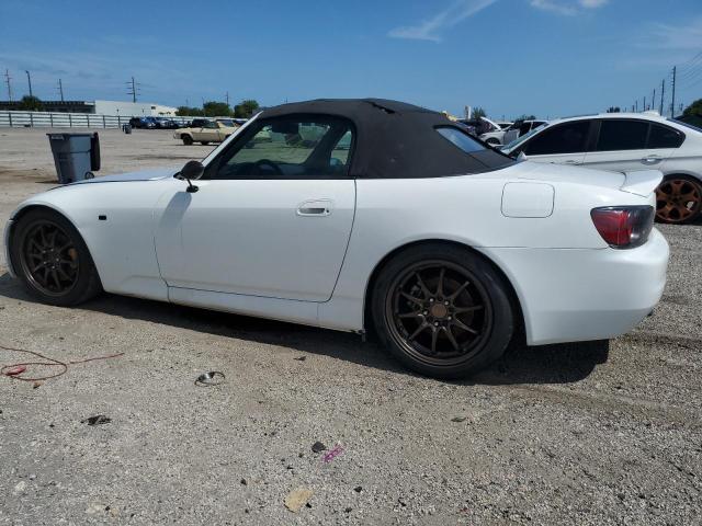 JHMAP11463T000934 - 2003 HONDA S2000 WHITE photo 2