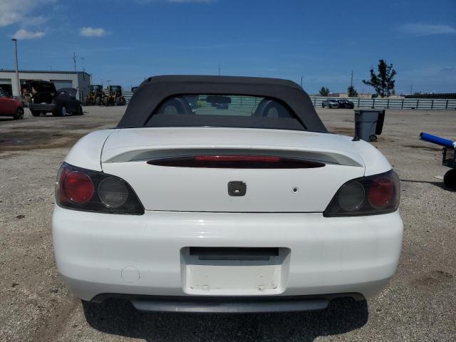 JHMAP11463T000934 - 2003 HONDA S2000 WHITE photo 6