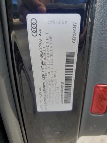 WAUB4CF58KA092521 - 2019 AUDI S5 PREMIUM PLUS შავი ფოტო 12