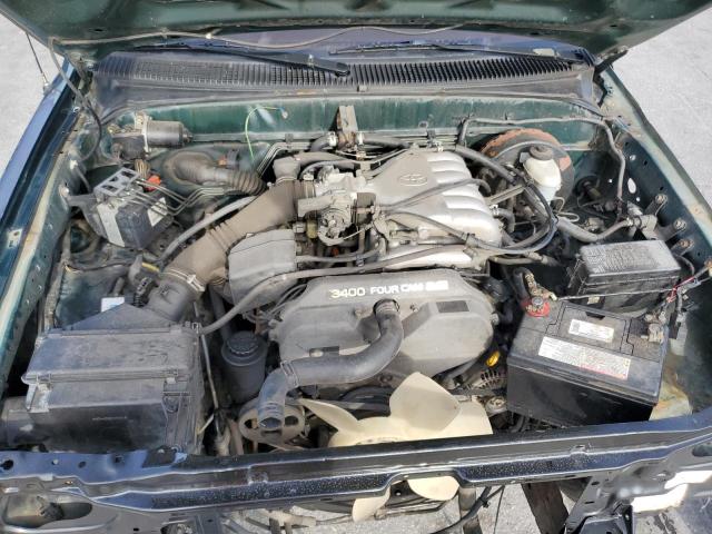 5TEGN92NX2Z119593 - 2002 TOYOTA TACOMA DOUBLE CAB PRERUNNER GREEN photo 11