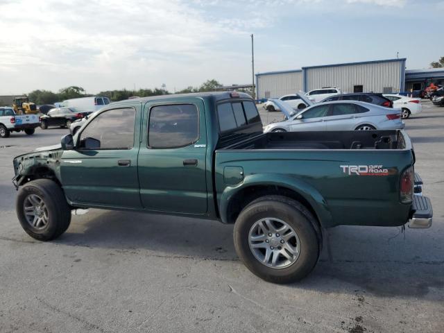 5TEGN92NX2Z119593 - 2002 TOYOTA TACOMA DOUBLE CAB PRERUNNER GREEN photo 2