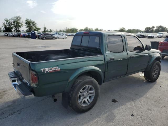 5TEGN92NX2Z119593 - 2002 TOYOTA TACOMA DOUBLE CAB PRERUNNER GREEN photo 3