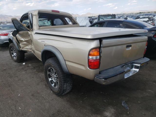 5TESN92N11Z833945 - 2001 TOYOTA TACOMA XTRACAB PRERUNNER თაფლისფერი ფოტო 2