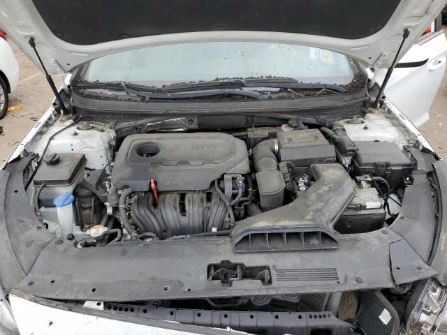 5NPE24AF5KH774082 - 2019 HYUNDAI SONATA SE WHITE photo 11