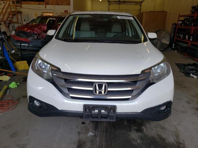 5J6RM3H7XCL042901 - 2012 HONDA CR-V EXL WHITE photo 5