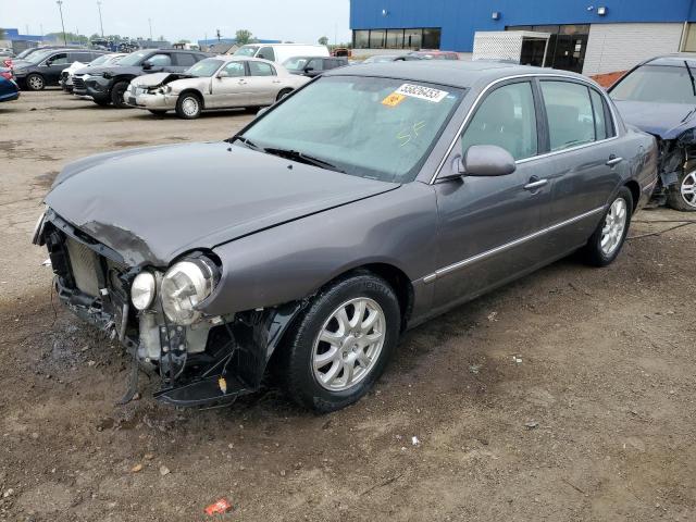 KNALD225495173653 - 2009 KIA AMANTI GRAY photo 1