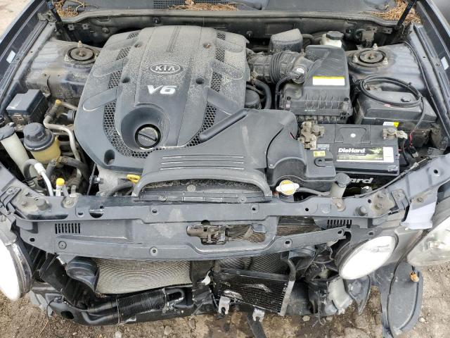 KNALD225495173653 - 2009 KIA AMANTI GRAY photo 11