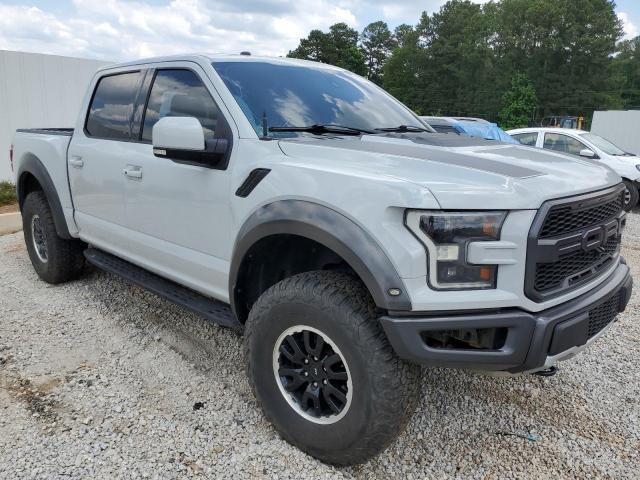 1FTFW1RG1HFB97901 - 2017 FORD F150 RAPTOR SILVER photo 4