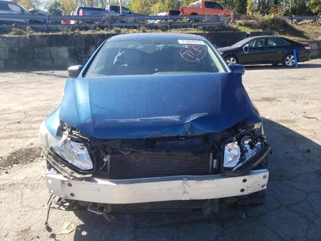 2HGFB2F99EH527948 - 2014 HONDA CIVIC EXL ლურჯი ფოტო 5