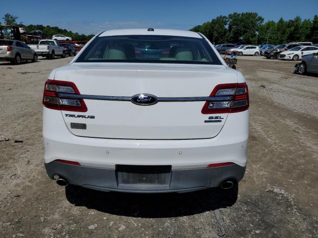 1FAHP2E83DG214525 - 2013 FORD TAURUS SEL WHITE photo 6