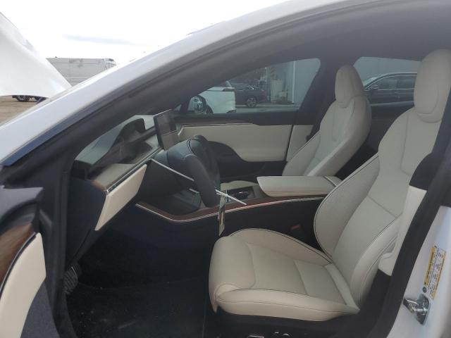 5YJSA1E6XMF452053 - 2021 TESLA MODEL S Білий фото 7