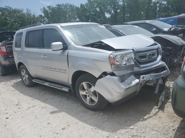 5FNYF3H6XAB011635 - 2010 HONDA PILOT EXL SILVER photo 4