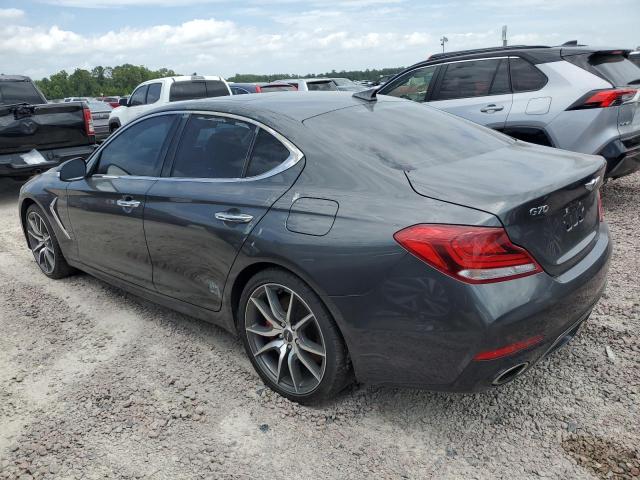 KMTG74LE0MU066301 - 2021 GENESIS G70 GRAY photo 2