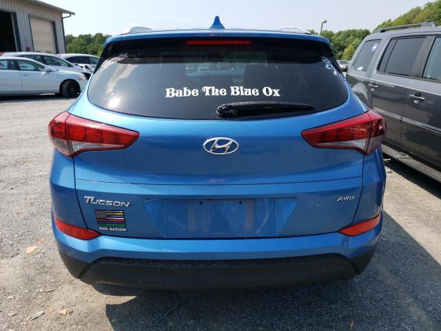 KM8J3CA40JU659510 - 2018 HYUNDAI TUCSON LIM SEL BLUE photo 6