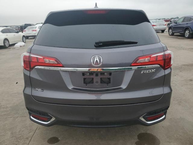 5J8TB3H59JL010424 - 2018 ACURA RDX TECHNOLOGY GRAY photo 6